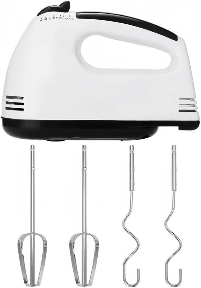 Tiardey Handmixer, elektrische Mixer zum Backen, elektrischer Schneebesen, Handmixer zum Backen, ein