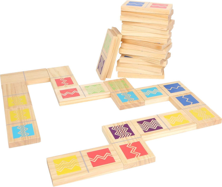 small foot Domino XXL Active aus FSC 100%-zertifiziertem Holz, Outdoor-Spiel für Erwachsene und Kind
