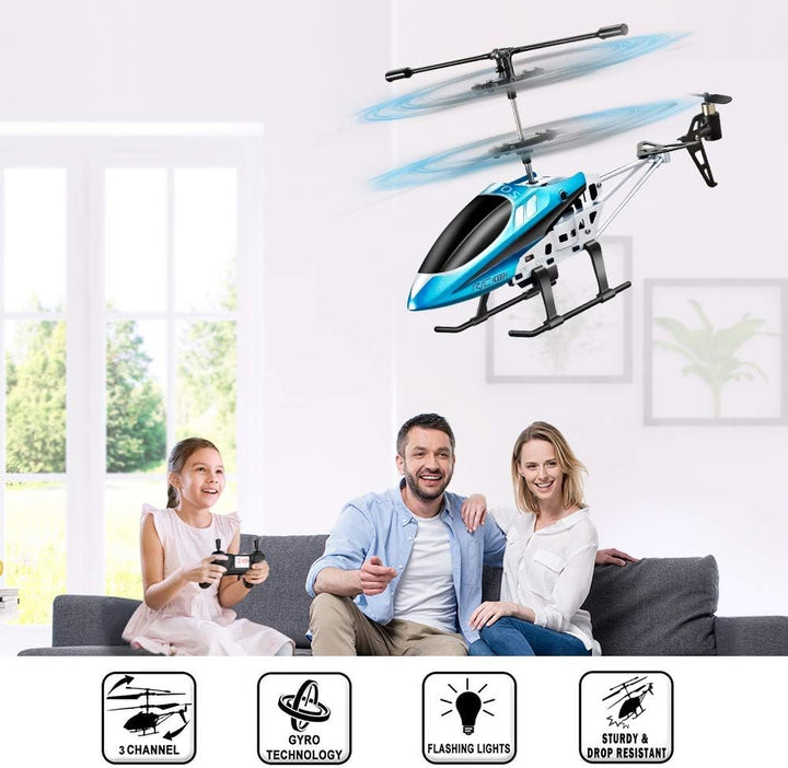 VATOS Hubschrauber Ferngesteuert Indoor RC Helikopter Spielzeug Ferngesteuert Mini Helikopter Flugze