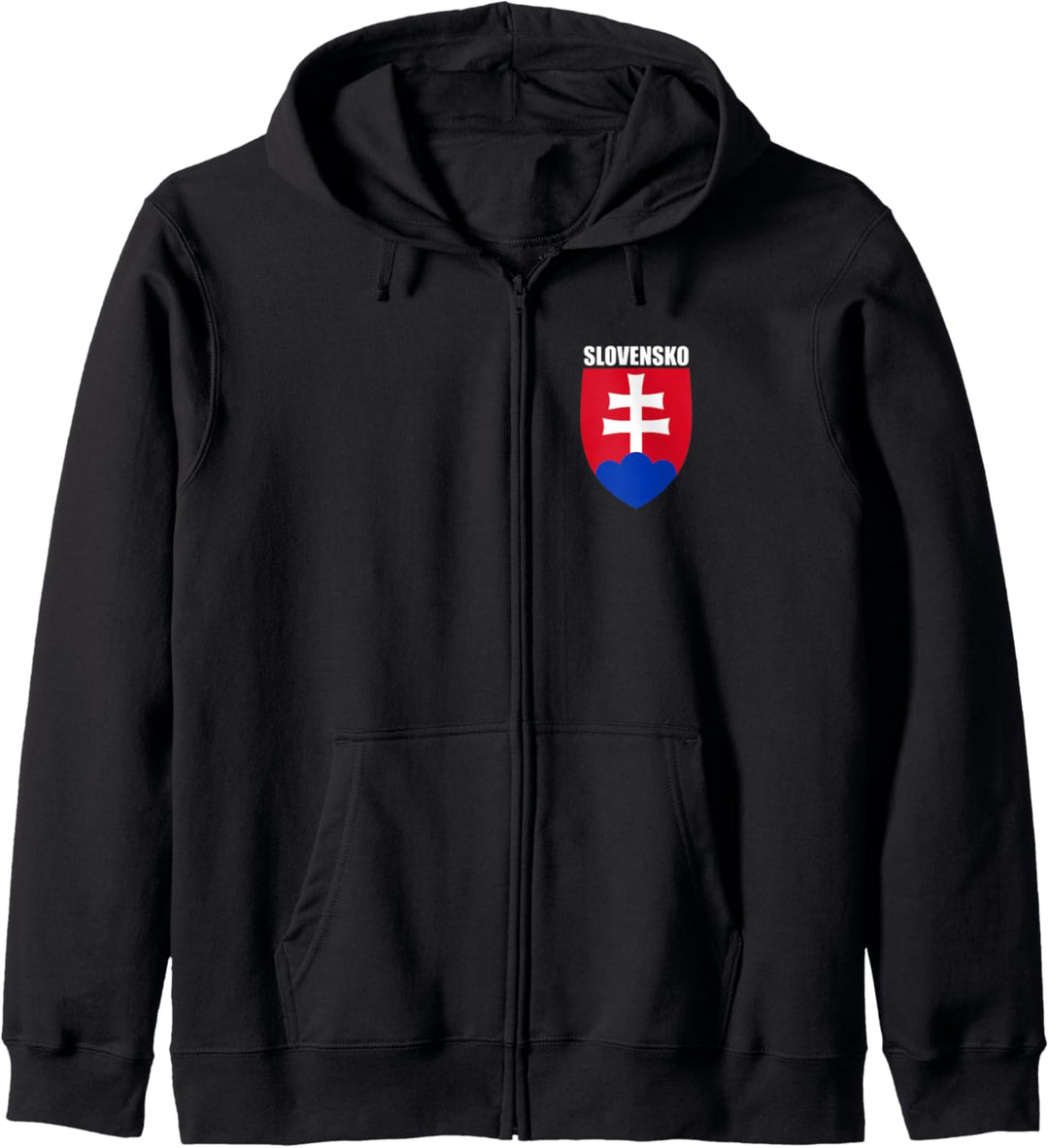 Slovensko Slovakian Coat Of Arms Souvenir Slovak Republic Kapuzenjacke