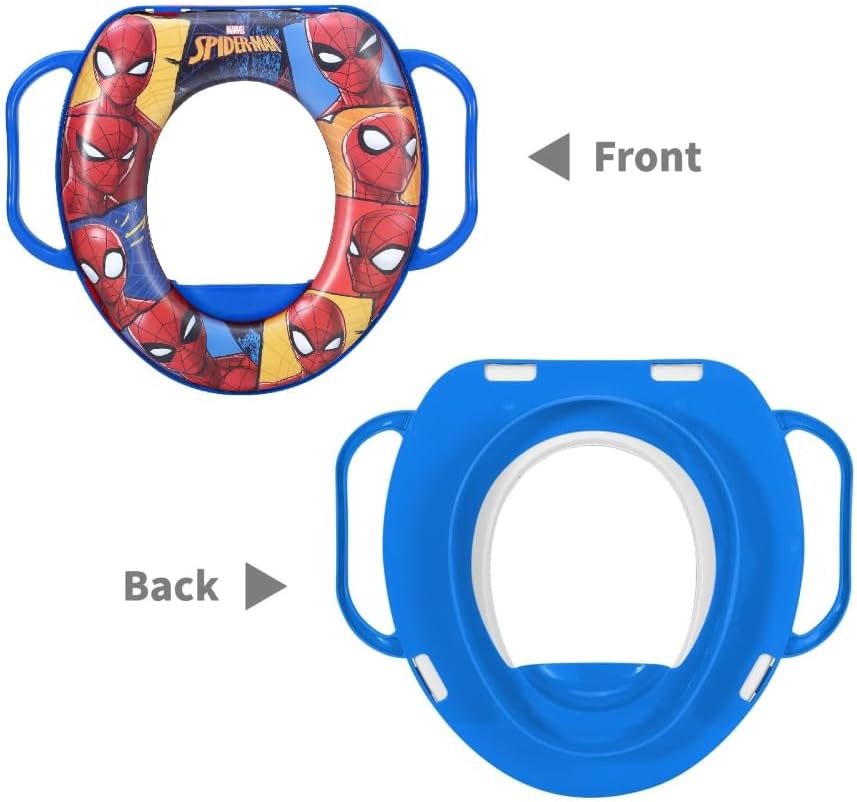Spiderman Marvel Universal-Toiletten-Adapter für Kinder mit Griffen Spiderman., Spiderman.
