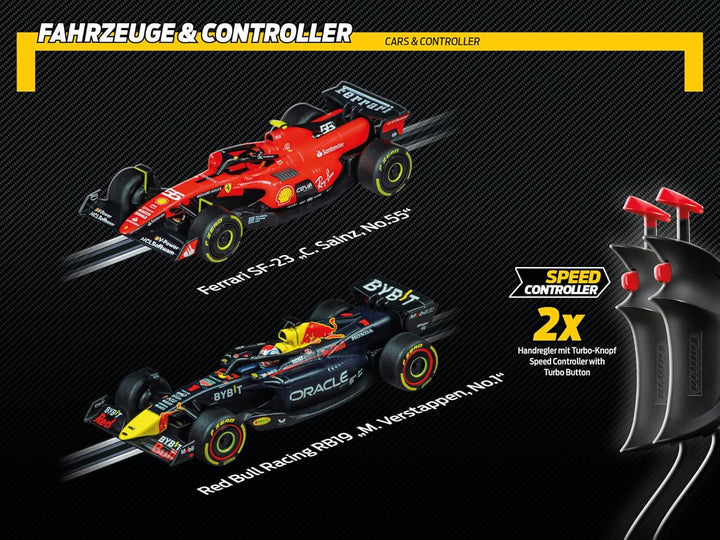Carrera - 20062572 - Carrera GO!!! Flying Lap Rennbahn-Set I Rennbahn mit lizensierten Slotcars | bi