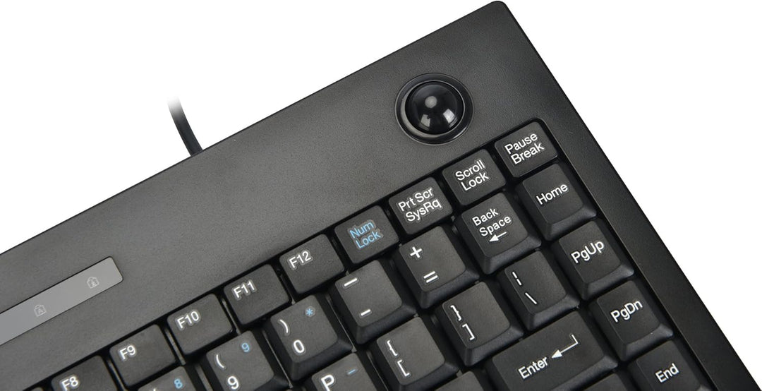 MCSaite Wired Trackball Tastatur mit Tastatur und Roll Maus Combo - 11.8x7.5x1.4 Zoll nach - für PC