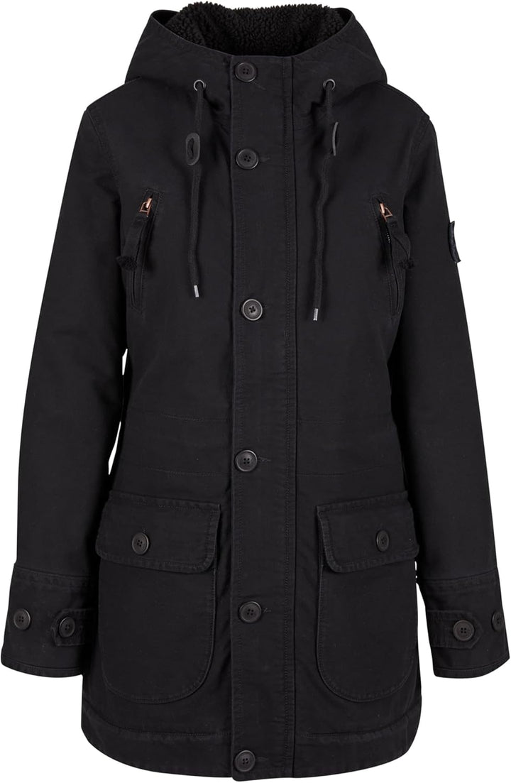 Forvert Damen Fiss Parka Jacke 3XL Schwarz, 3XL Schwarz