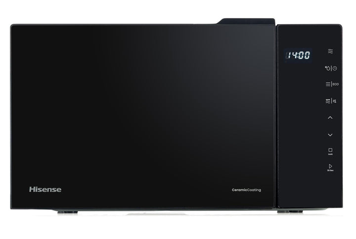 Hisense H23MOBS5HG4 Digitale Mikrowelle mit Grill, 23 Liter, 1000 W, Keramikbeschichtung, Premiumgla