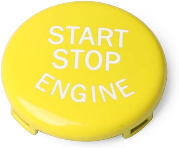 iSpchen Auto Motor Knopfabdeckung Start/Stopp Tastenabdeckung Motor Startknopf Abdeckung für 3er E c