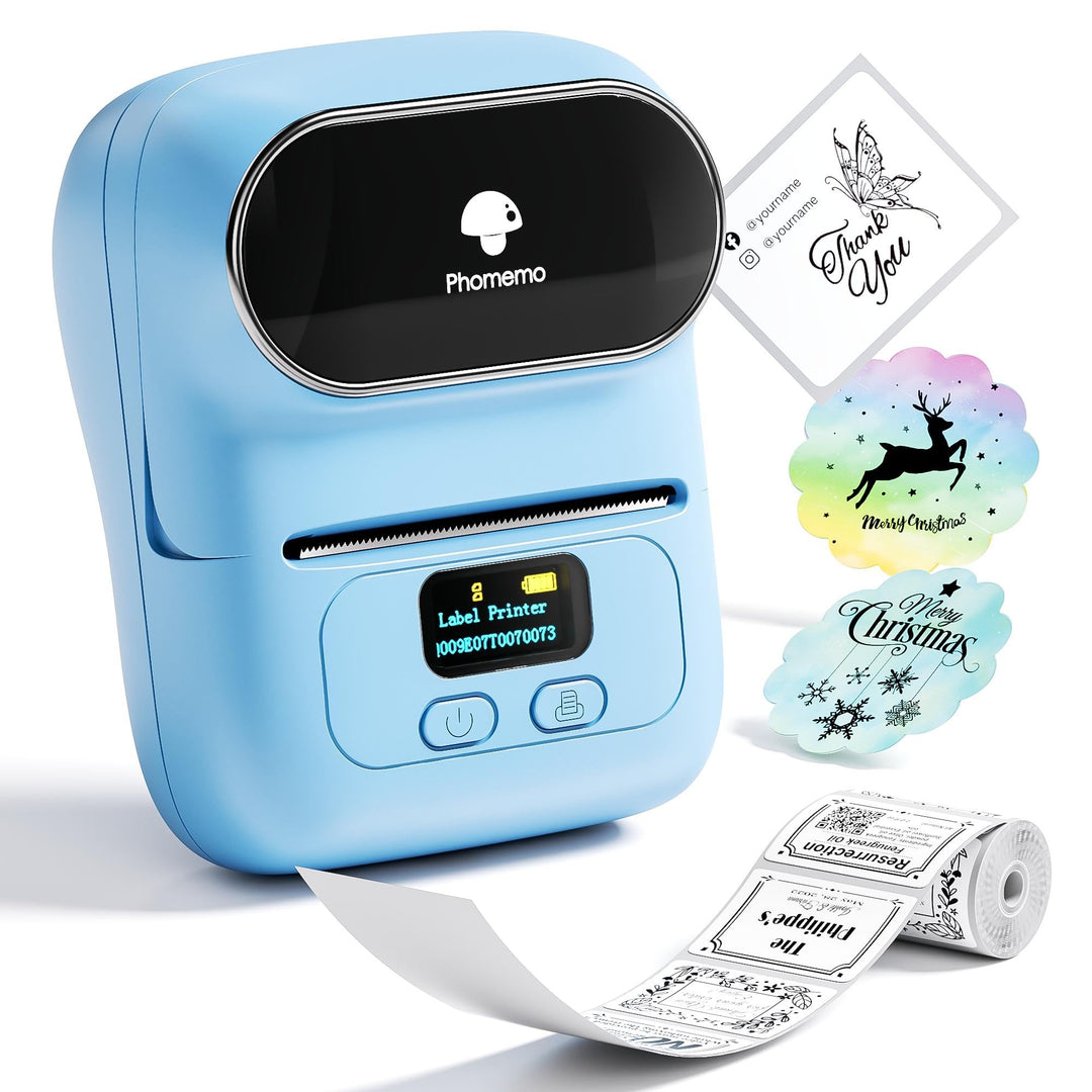 Phomemo M110 Bluetooth Etikettendrucker Barcode Etikettendrucker beschriftungsgerät Selbstklebend La