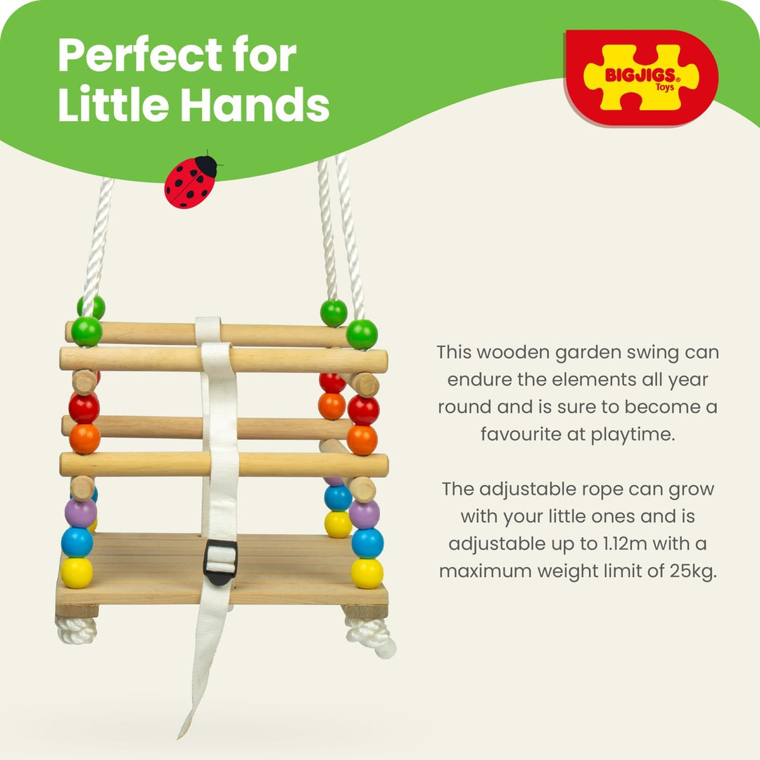 Bigjigs Toys Baby-Holzschaukel