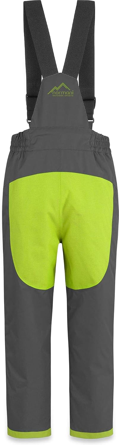 normani Kinder Winter Set - Wasserdichte Ski Winterhose mit Hosenträgern und Winterjacke Schneeanzug