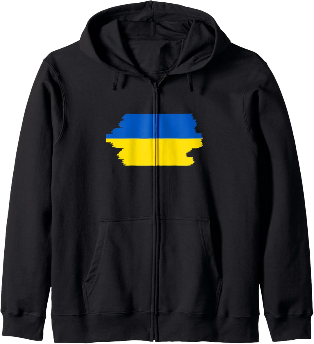 Ukrainische Flagge Ukraine Kapuzenjacke