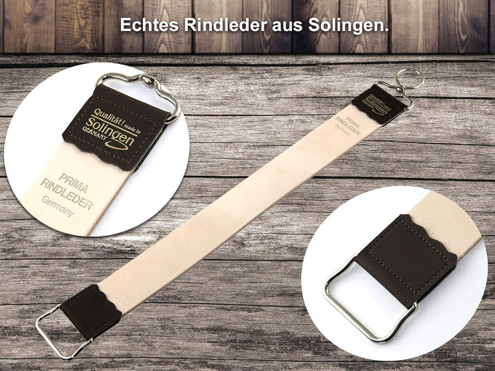 Rasiermesser Set für Männer mit Streichriemen aus Solingen