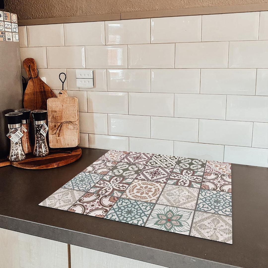 KitchenYeah© Herdabdeckplatte Einteilig Ceranfeld Abdeckplatte für Induktionsschutz Ceranfeldabdecku