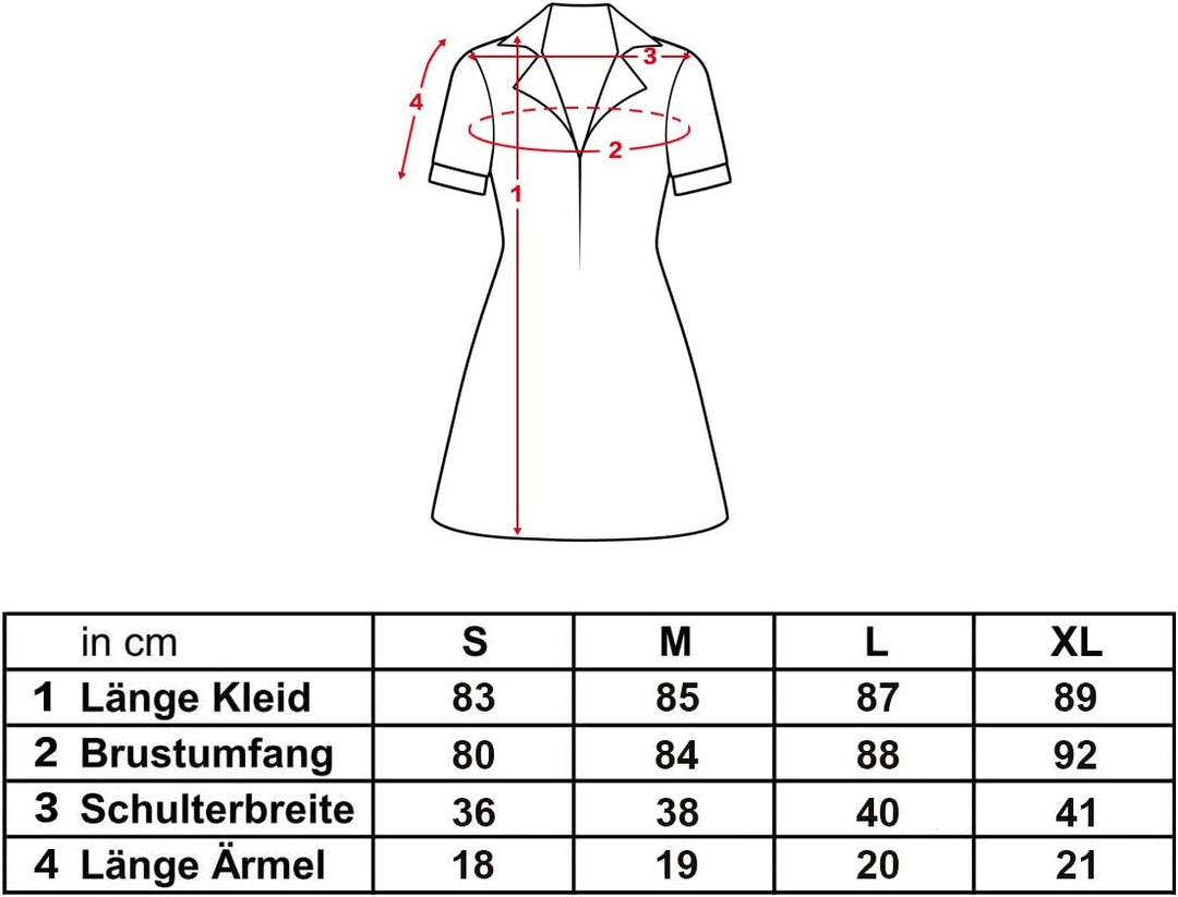 CoolChange Caroline & Max Kostüm für 2 Broke Girls Fans | Diner Uniform mit Schürze | Grössen: S - X