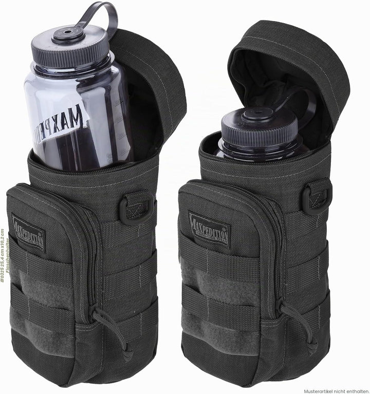 Maxpedition Flaschenhalter Schwarz, Schwarz
