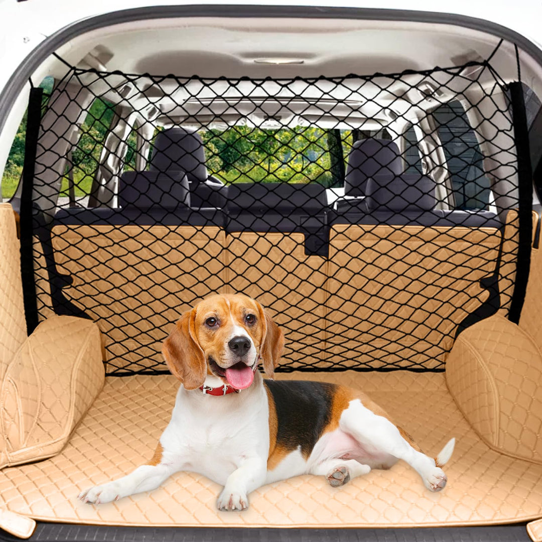 120 * 70CM Hunde Auto Netz Hundegitter Auto Hundeschutznetz Auto Hunde-Auto-Trennnetz Haustier-Trenn