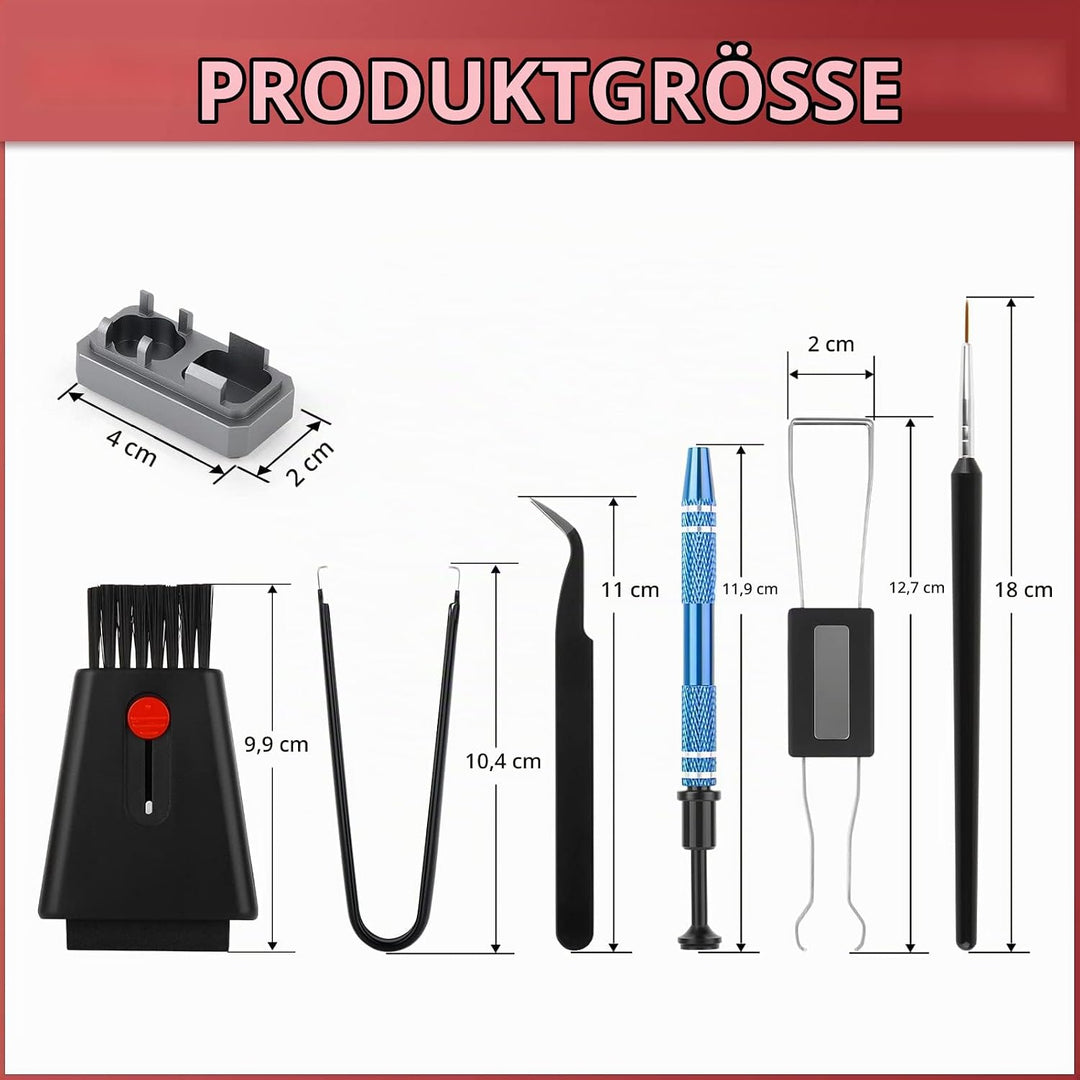 RUNJRX Acryl-Schmierstation für 32 Schalter, Tastatur-Schmierset, Schalteröffner, Schalter-Schmiermi