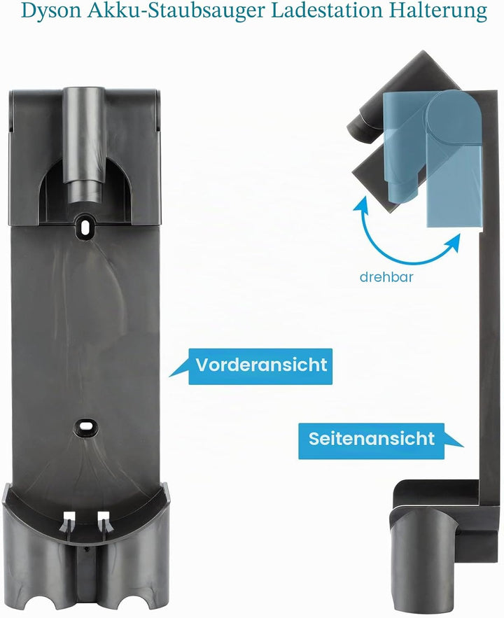 Kyrio Staubsauger Wandhalterung Ladestation Dockingstation für Dyson V7 V8 Akku-Staubsauger