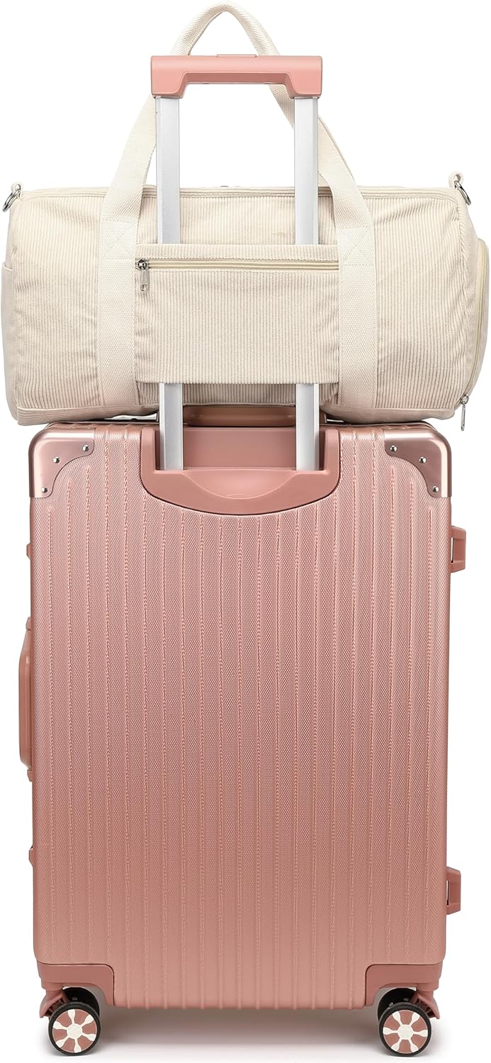 LOIDOU Sporttasche Reisetasche Damen Fitnesstasche mit grossem Schuhfach Nassfach Sport Travel Bag T