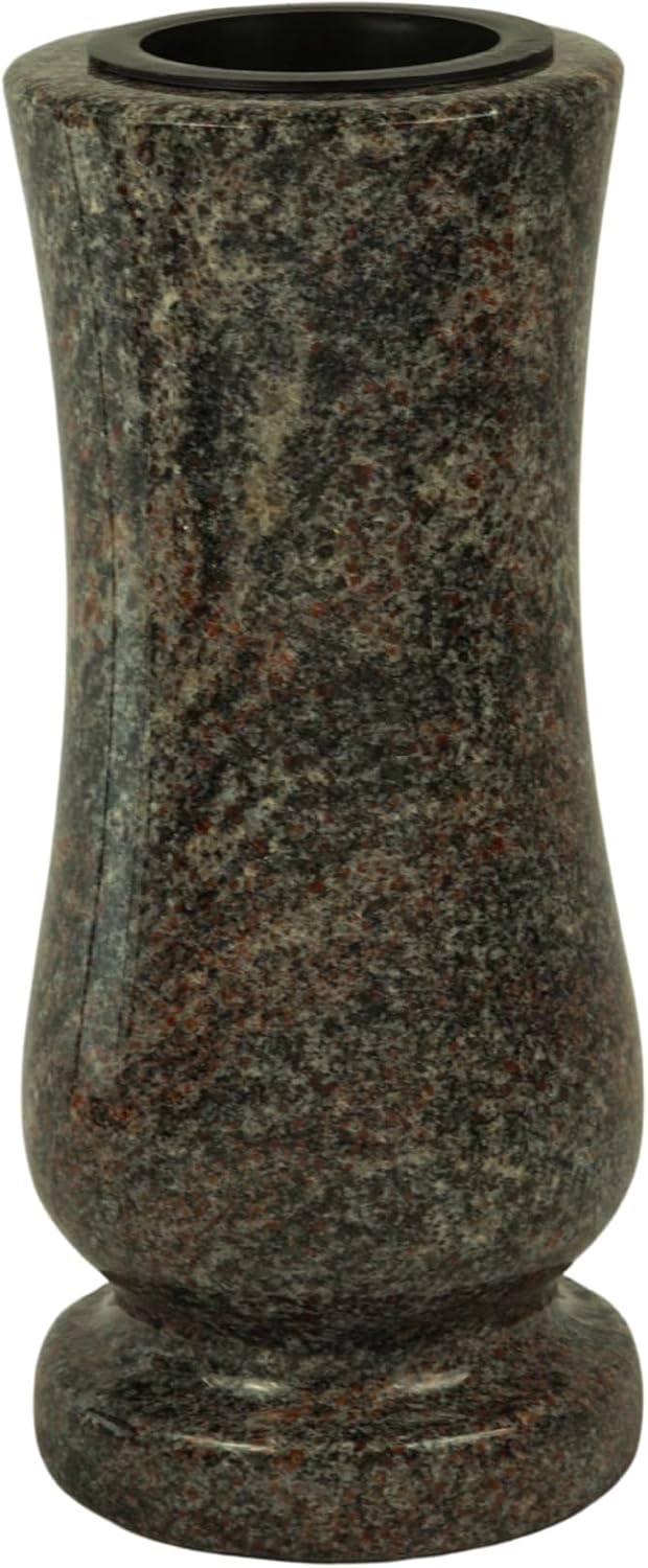 designgrab Taille-medium Grabvase aus Granit Himalaya