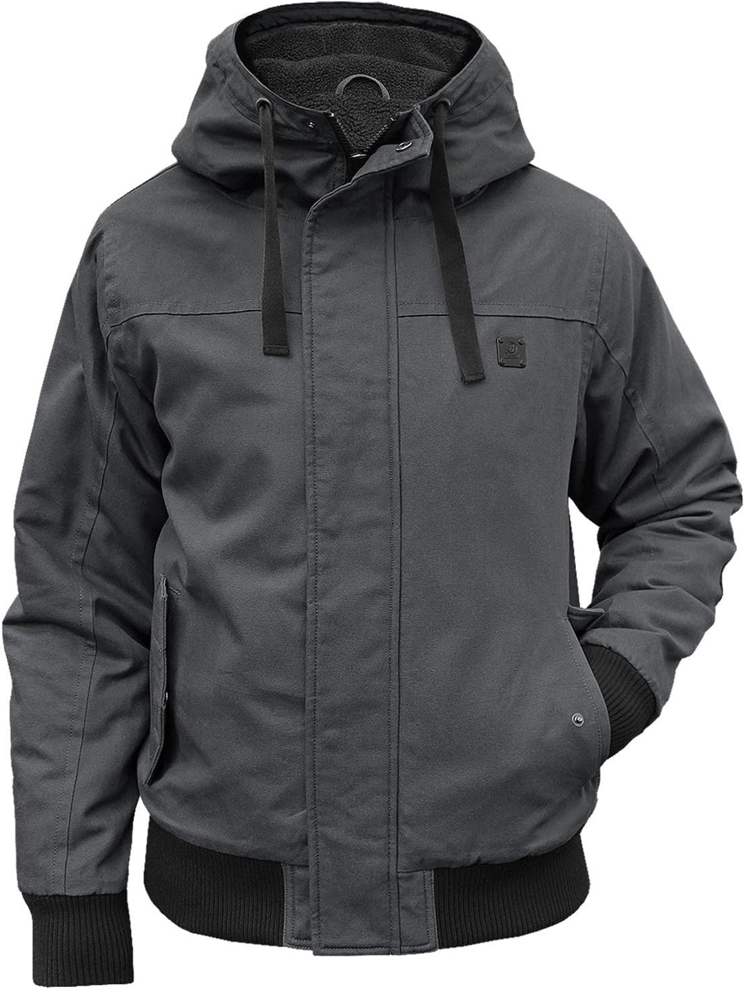 Brandit Winterjacke Grizzly mit Futter Hooded Parka S Anthrazit, S Anthrazit