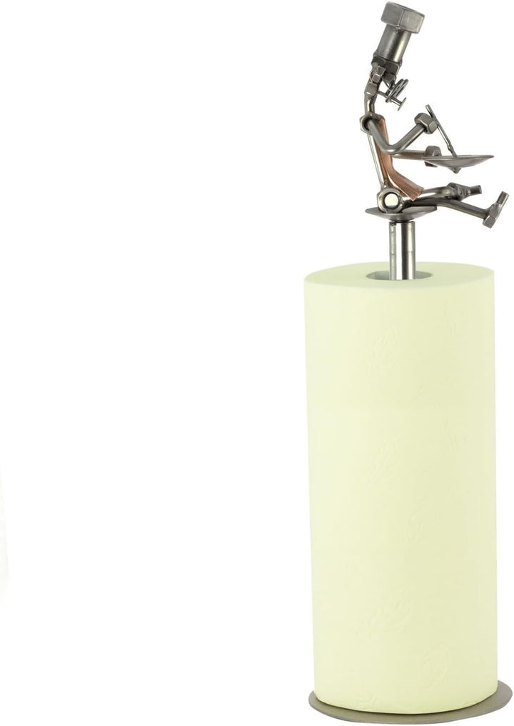 Steelman24 I Schraubenmännchen Koch Küchenrolle I Made in Germany I Handarbeit I Geschenkidee I Stah