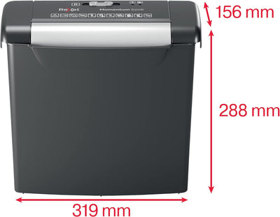 Rexel Aktenvernichter Momentum S206, Streifenschnitt, 7-6 Blatt A4 (70-80 g/m²) Kapazität, Sicherhei