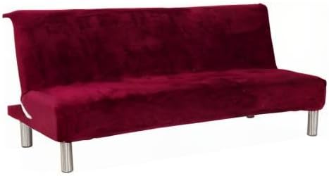 Sofa-Schonbezug aus Samt und Plüsch, 3-Sitzer, für den Winter, dicker Stretchstoff, Sofabettbezug, e
