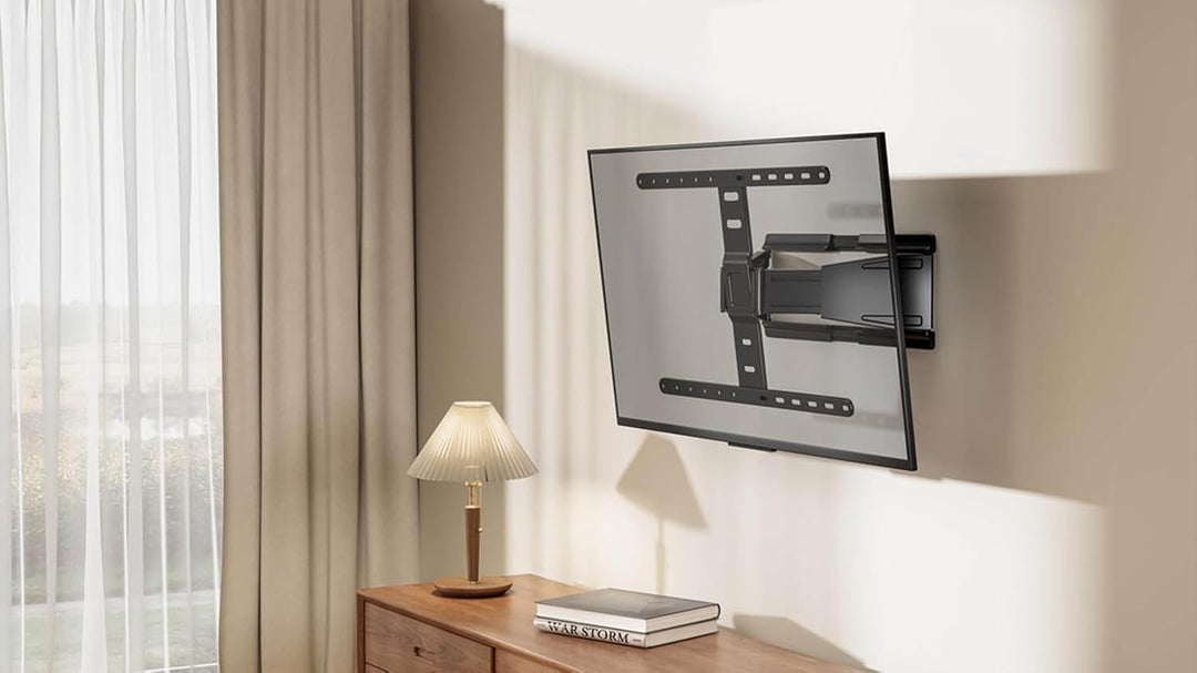 Gembird Full-Motion TV-Wandhalterung für 43”-90” Bildschirme, Schwenk- und neigbar, VESA-kompatibel,