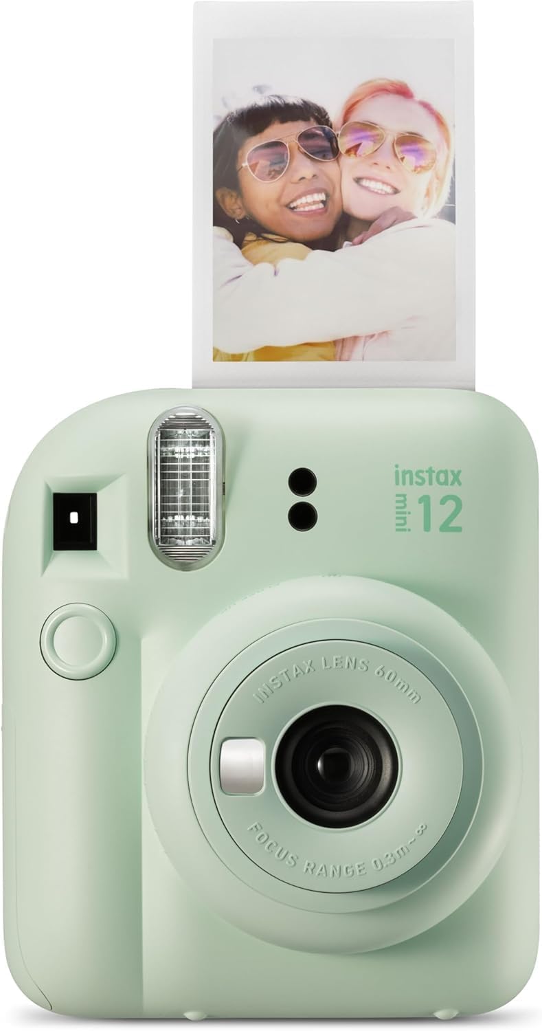 INSTAX Mini 12 Sofortbildkamera Mint-Green + Mini Film Standard (20/PK) Mint-Green mit Instant Film