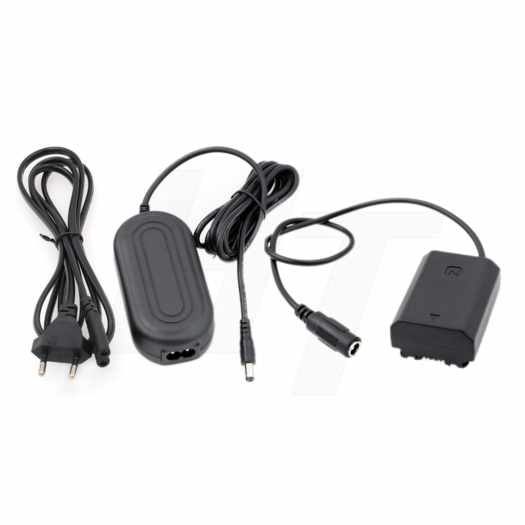 HangTon Netzadapter auf NP-FZ100 Adapter Netzadapter DC-Kupplung Akku für Sony A9 A7R3 A7M3 A7S3 A7I