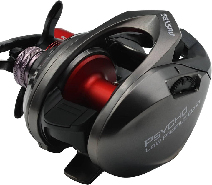 Senshu Psycho Low Profile Cast 150m/ 0,285mm - 7,3:1 | Baitcastrolle | Baitcaster