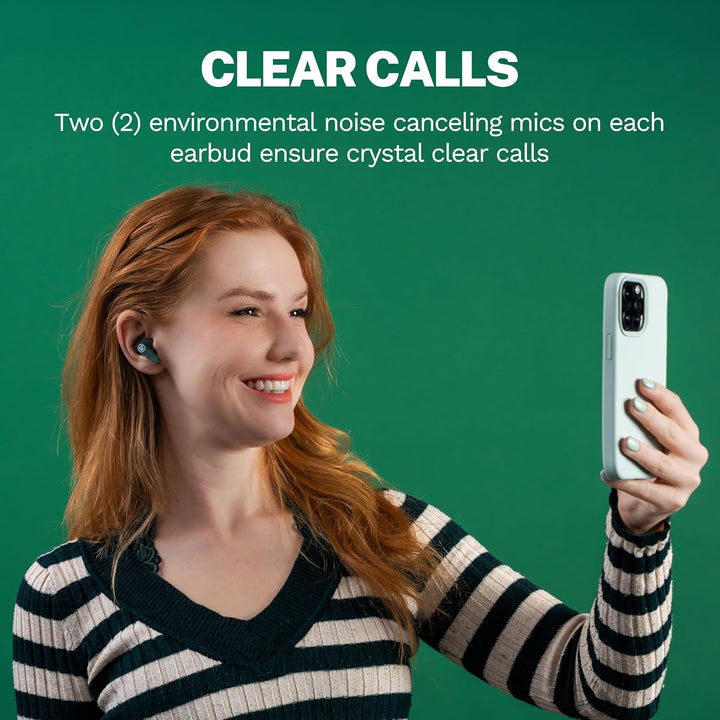 JLab Go Pods ANC In-Ear Kopfhörer Bluetooth mit Noise Cancelling - Kabellose Earbuds mit 26+ Std. -