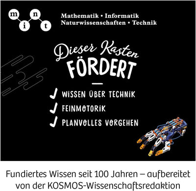 KOSMOS 617134 Cyborg-Hand - hydraulisch gesteuerte XXL-Roboter-Hand, grössenverstellbar, für Linkshä