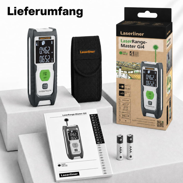 Laserliner Laser Entfernungsmesser Laser Range Master Gi4 (nachhaltig), Laser Range Master Gi4 (nach