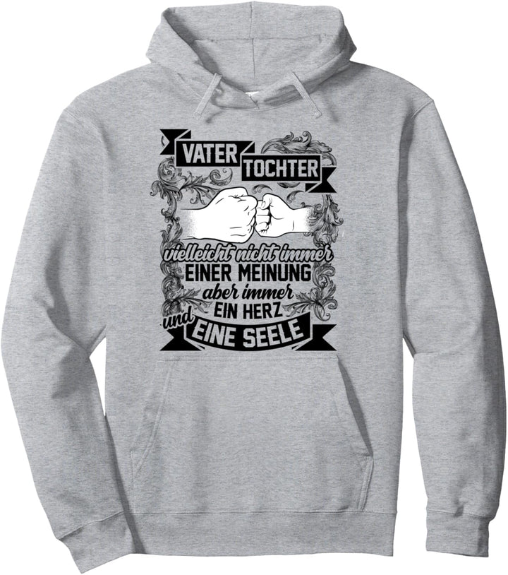 Vater Und Tochter Nicht Immer Einer Meinung Herz Eine Seele Pullover Hoodie
