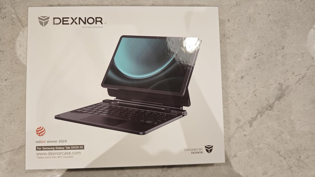 Dexnor Tastatur Hülle für Samsung Galaxy Tab S9 FE 10,9 Zoll/S9 11 Zoll Tastatur mit Multi-Touch Tra