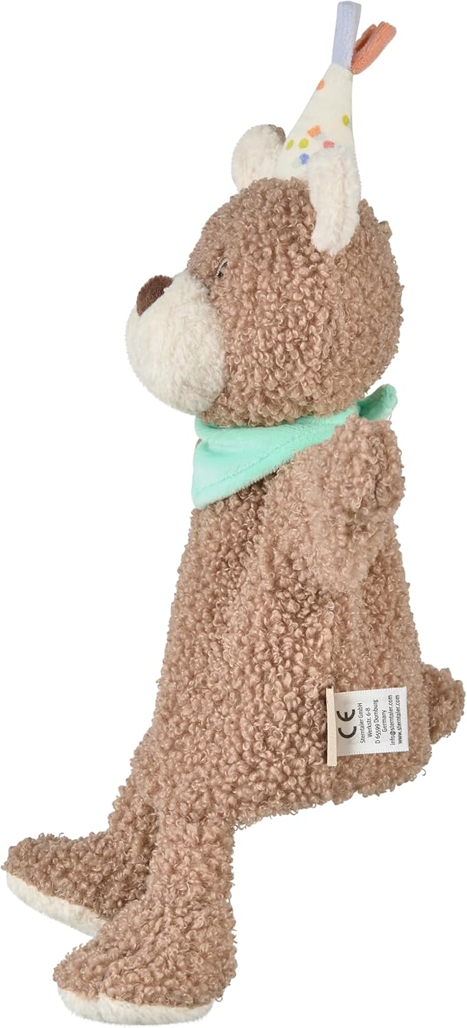 Sterntaler Kinder-Handpuppe Bär BO, Kinder- und Babyspielzeug, aus weichem Flausch, wattiert mit Pol