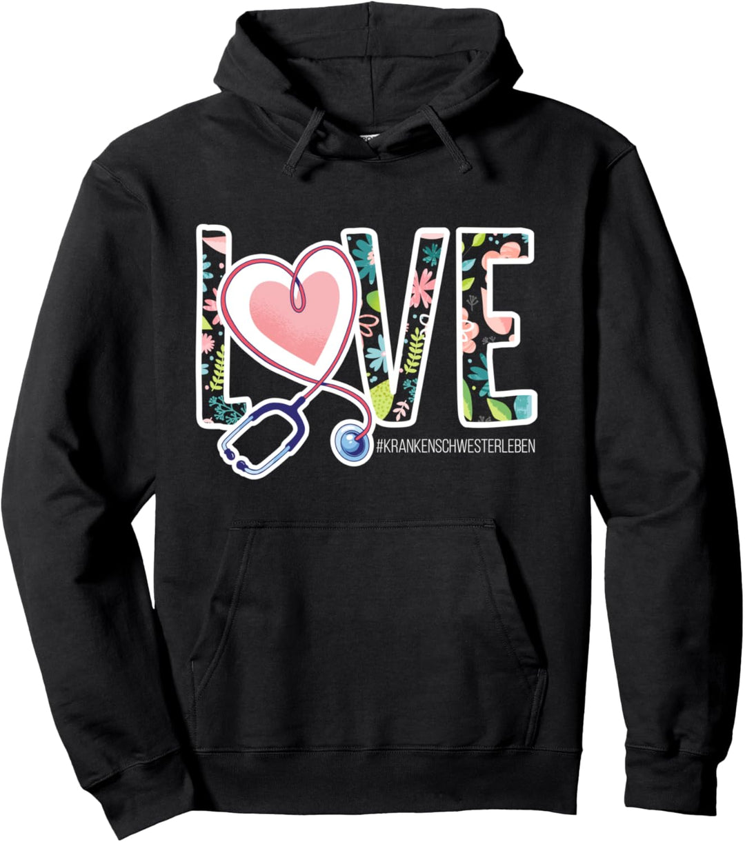 Spruch Pflegerin Geschenk Krankenschwester Pullover Hoodie