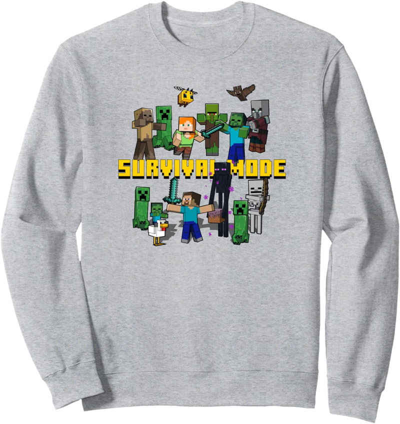 Minecraft Survival Mode Group Mashup Sweatshirt