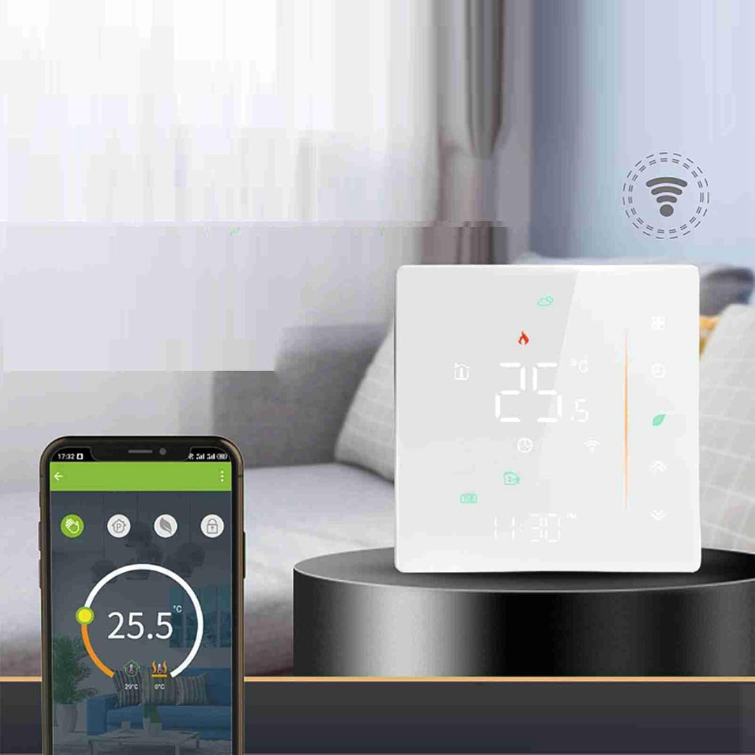 Decdeal WiFi Thermostat Wasser-Fussbodenheizung,Unterstützung Von TUYA/Smart Life,Google Home,Progra