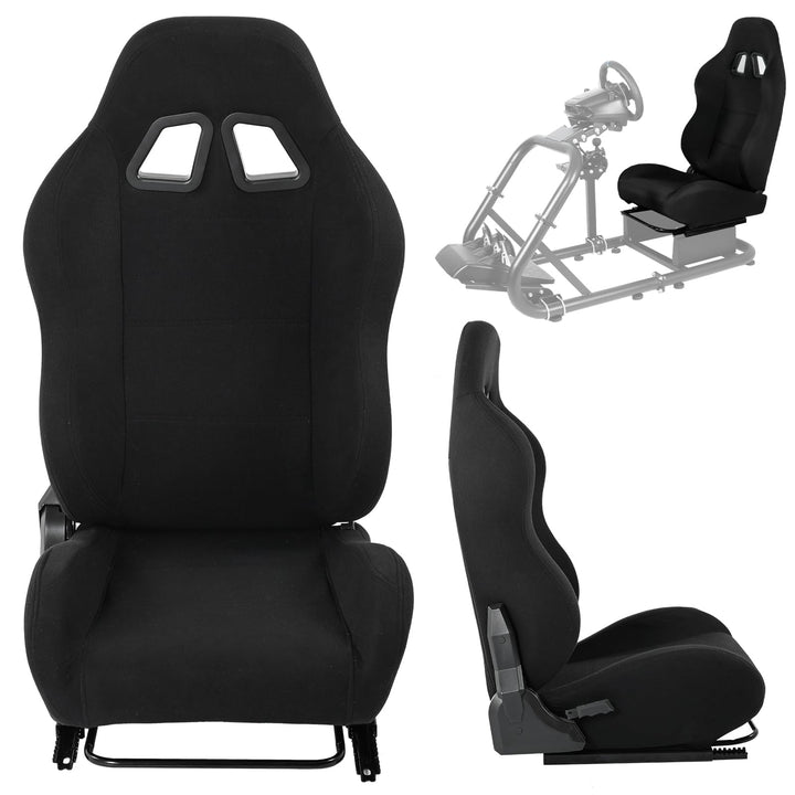 Dardoo Racing Gaming Simulator Cockpit Frame Sitz mit verstellbaren Doppel Slide Adapt Gaming Simula