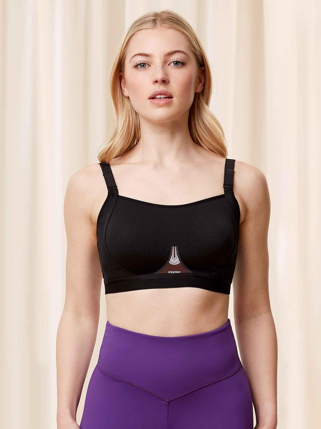 TriAction Damen Gravity Lite N Ex Sports Bra 70B Schwarz, 70B Schwarz