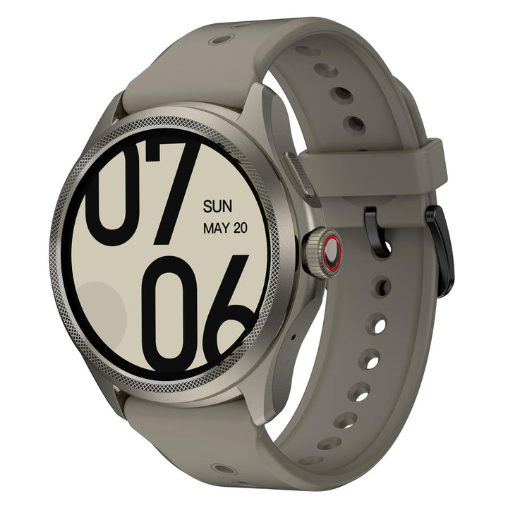 Ticwatch Pro 5 Android Smartwatch für Männer Snapdragon W5+ Gen 1 Wear OS, 80 Stunden Lange Akkulauf