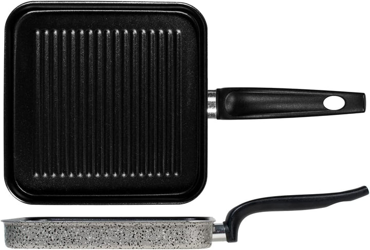 Home Grill, Aluminium, White, 23,5cm Grillpfanne 23,5 cm, Grillpfanne 23,5 cm