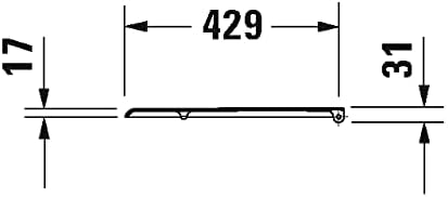 Duravit WC-Sitz passend zu Starck 2, Happy D. und Darling, Toilettendeckel aus Urea-Duroplast, Klode
