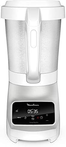 Standmixer Moulinex Soup et Plus mit Dampfkorb, 1100 W, silberfarben und Weiss