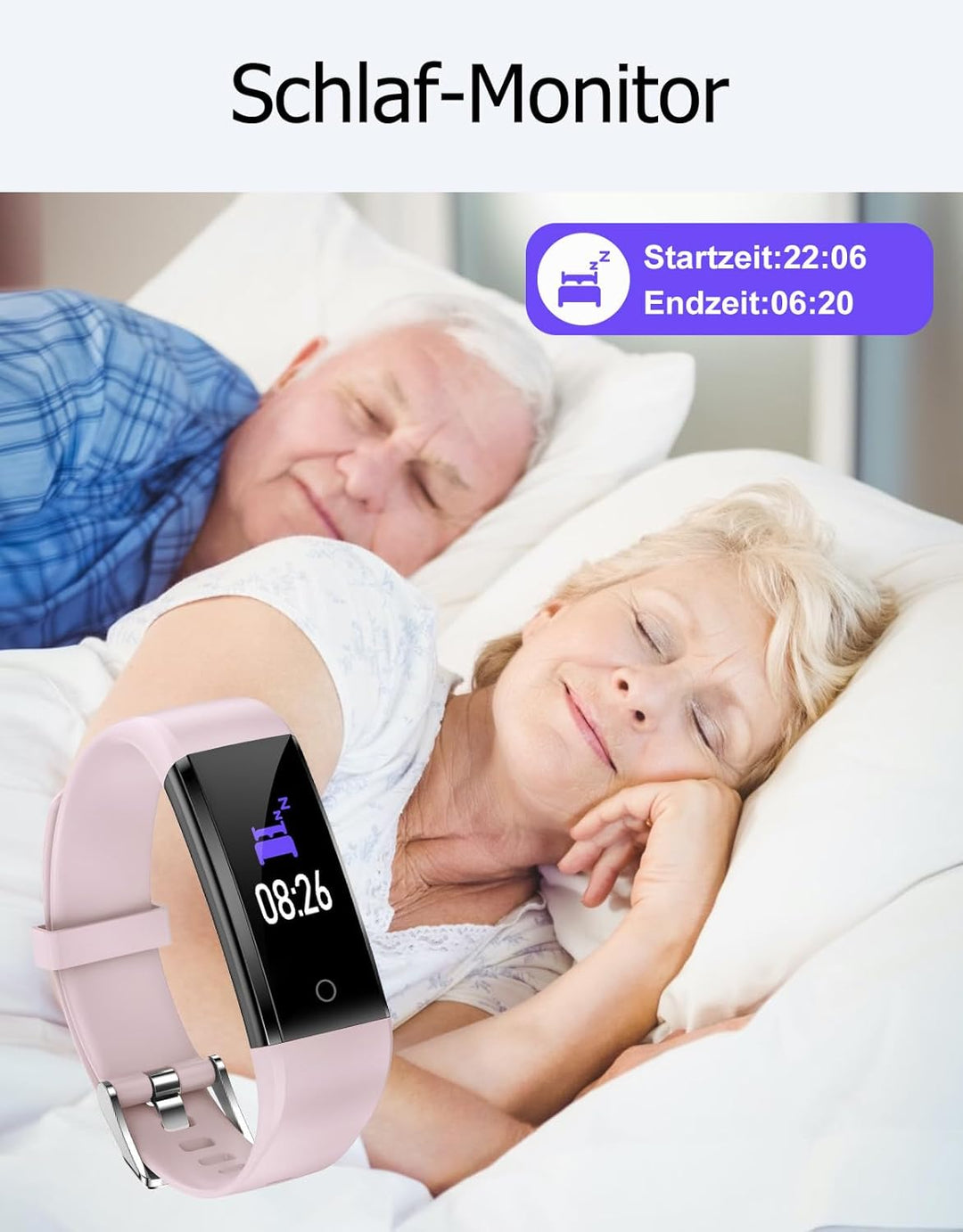 GRV Schrittzähler Uhr Ohne Bluetooth/App/Handy für Damen und Heren,Kinder Fitness Tracker Fitnessuhr