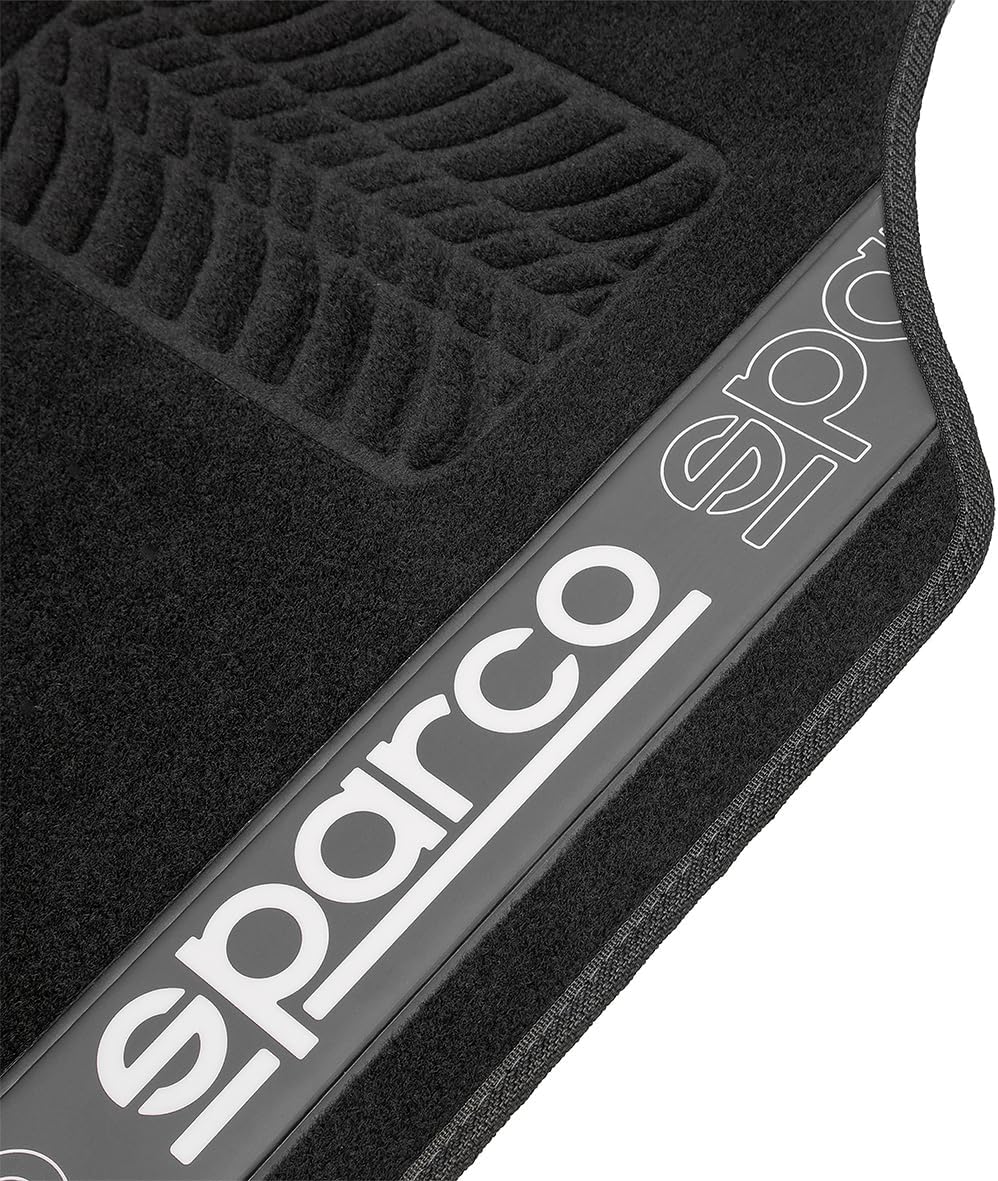 Sparco Teppichboden F510 Schwarz/Grau Teppichboden TEPPICH F510 GRAU, TEPPICH F510 GRAU