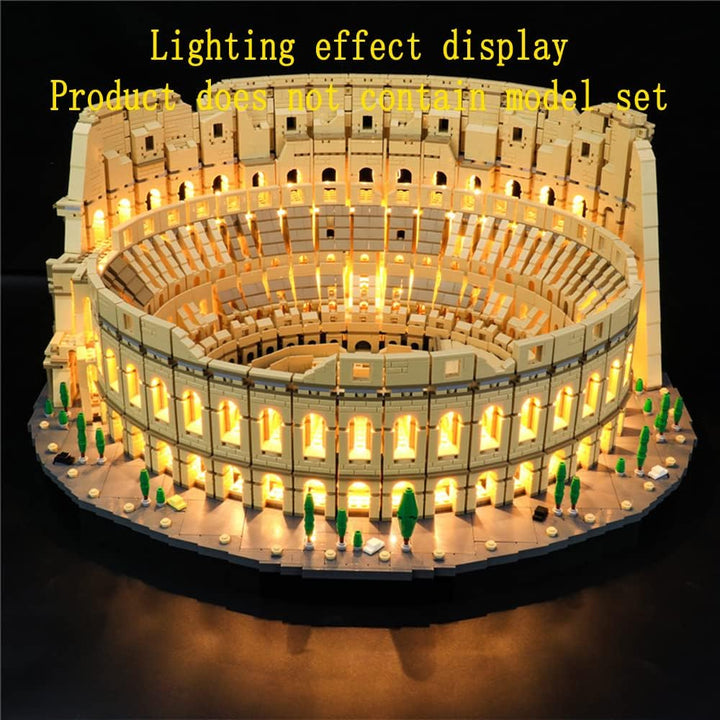 GEAMENT LED Licht-Set Kompatibel mit Lego Kolosseum (Colosseum) - Beleuchtungsset für Creator 10276