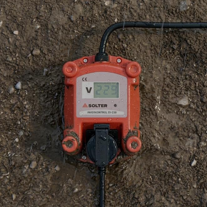 SOLTER - Inverkontrol DI 230 Spannungsschutz zum Anschluss von INVERTER-Geräten an GENERATOREN